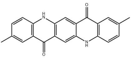 顏料紅122光譜反射曲線