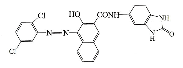 顏料棕25分子結(jié)構圖